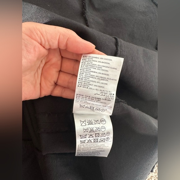 Banana Republic Black A-Line V-Neck Cocktail Dress size 10 - Picture 7 of 7